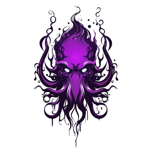 Set 3 bucati, Sticker decorativ, Caracatita, Rezistent la apa, NO1619, 6 cm, Multicolor