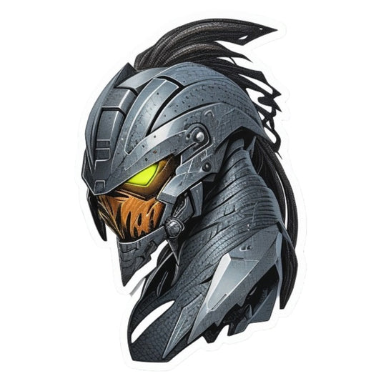 Set 3 bucati, Sticker decorativ, Cyber Predator, Rezistent la apa, NO2032, 6 cm, Multicolor
