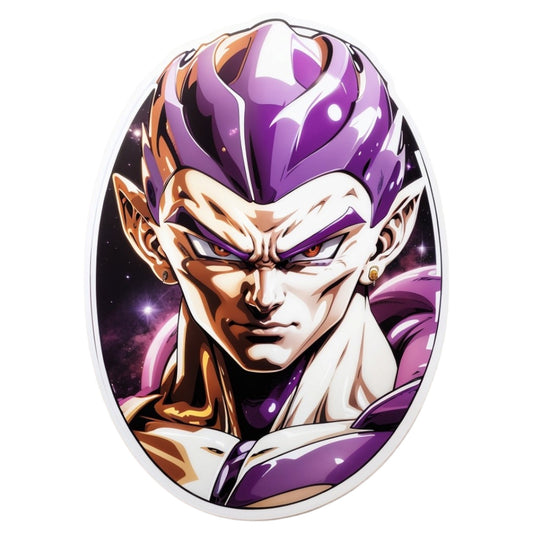 Set 3 bucati, Sticker decorativ, Dragon ball Frieza, Rezistent la apa, NO2071, 6 cm, Multicolor