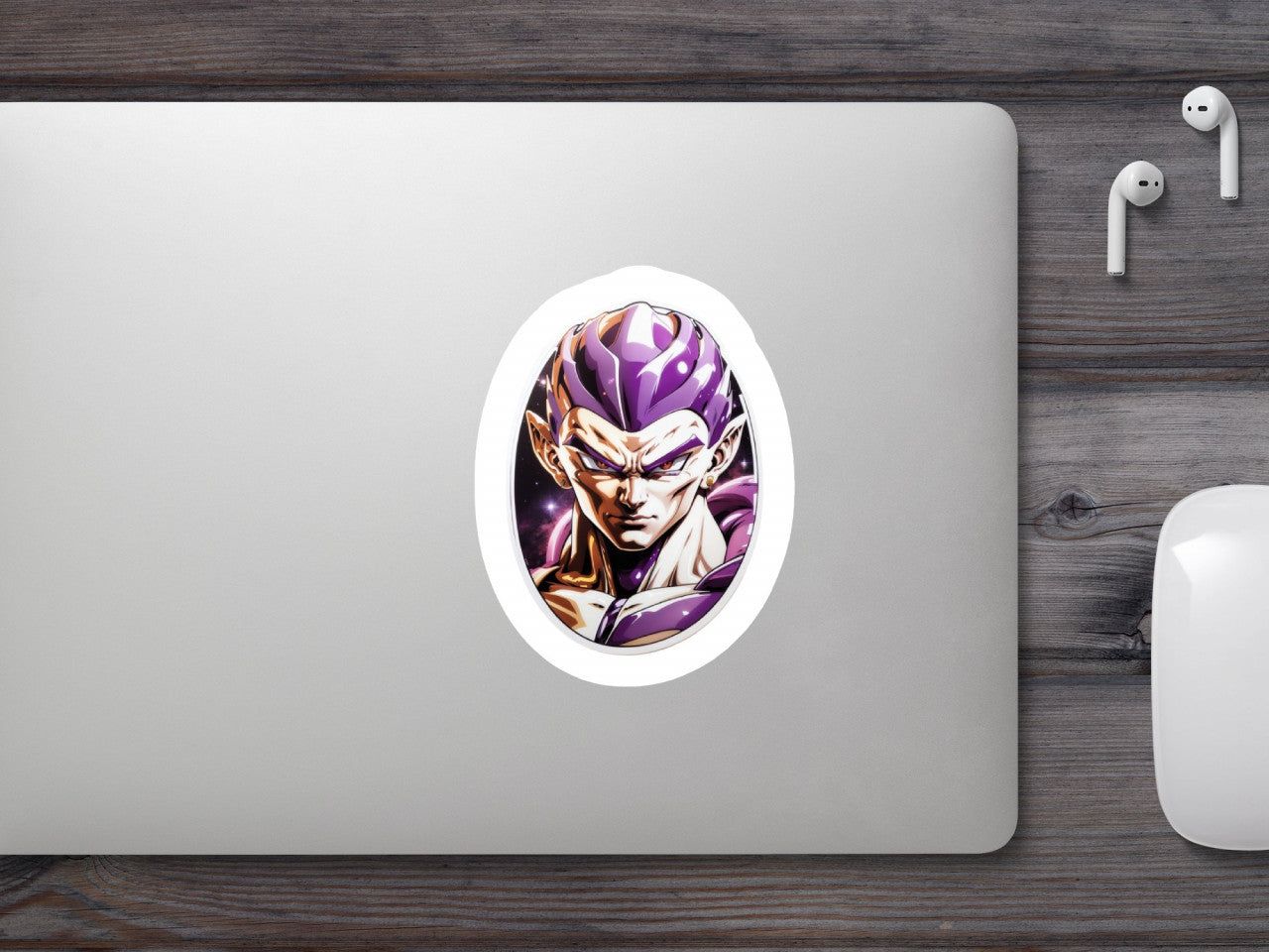 Set 3 bucati, Sticker decorativ, Dragon ball Frieza, Rezistent la apa, NO2071, 6 cm, Multicolor