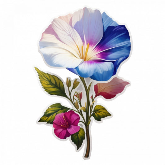 Set 3 bucati, Sticker decorativ, Flloare de Zorele, Rezistent la apa, NO923, 6 cm, Multicolor