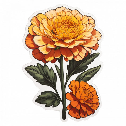 Set 3 bucati, Sticker decorativ, Floare de craita, Rezistent la apa, NO878, 6 cm, Multicolor
