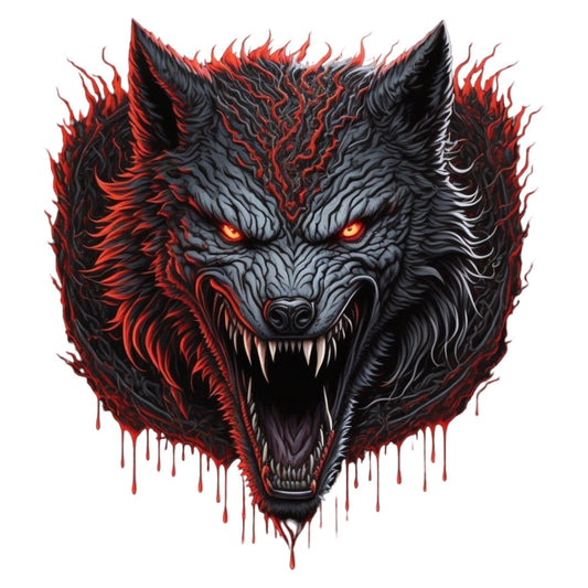 Set 3 bucati, Sticker decorativ, Lup infometat, Rezistent la apa, NO2263, 6 cm, Multicolor