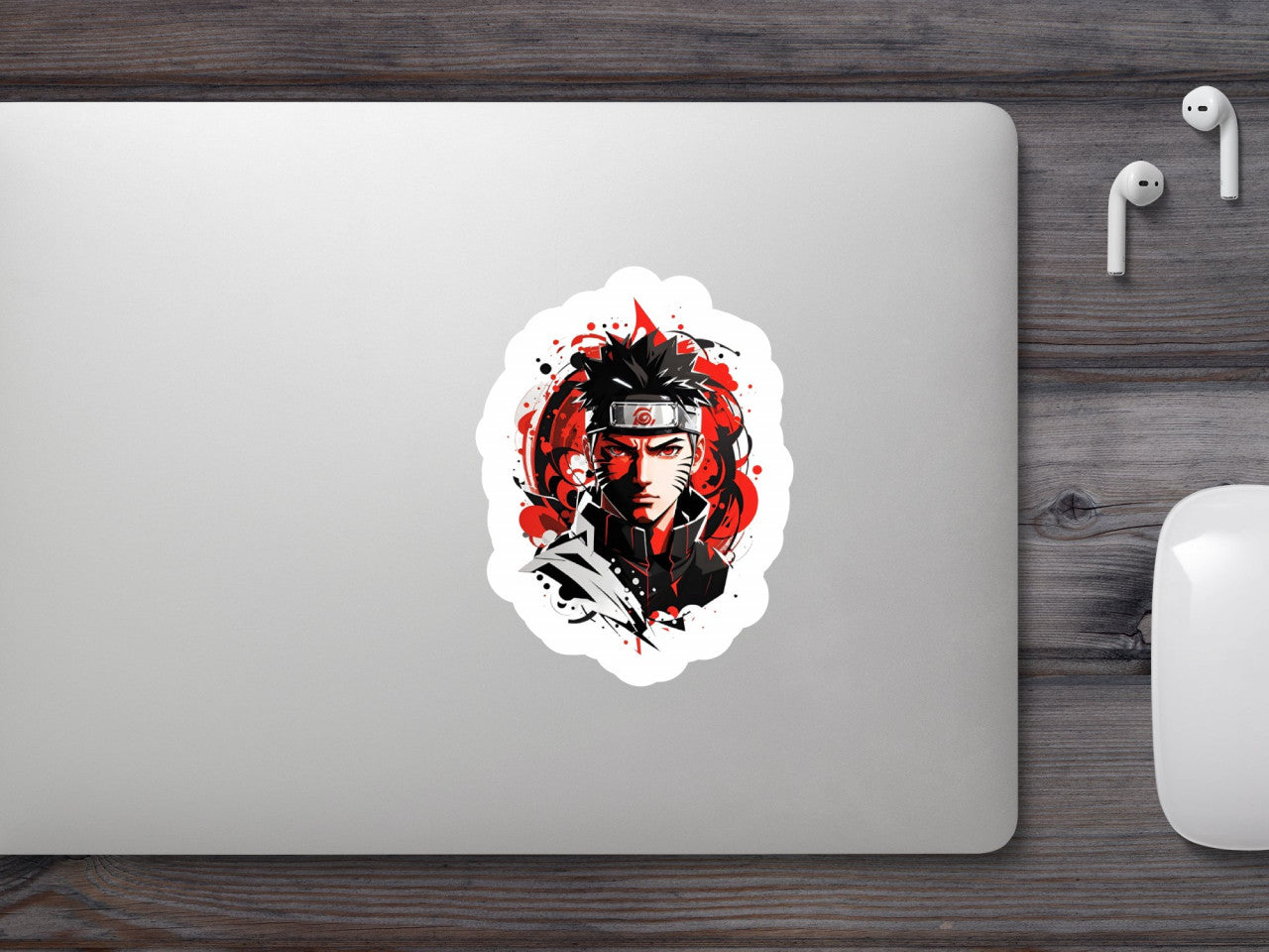 Set 3 bucati, Sticker decorativ, Naruto, Rezistent la apa, NO1616, 6 cm, Multicolor