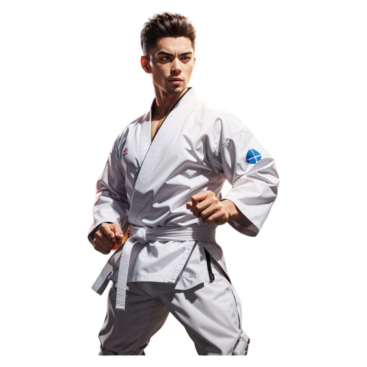 Set 3 bucati, Sticker decorativ, Sportiv Karate centura, Rezistent la apa, NO2104, 6 cm, Multicolor