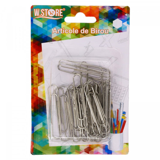 Set 30 bucati, Agrafe de birou, 5 cm