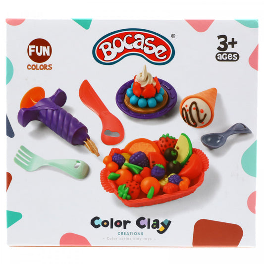 Set 4 bucati, Plastilina cu 7 accesorii pentru modelare