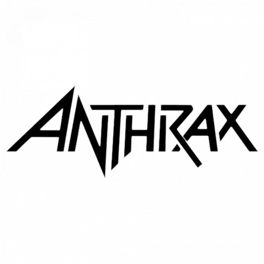 Set 4 bucati, Sticker decorativ, Anthrax Band Logo, Rezistent la apa, NO7976, 10 cm, Multicolor