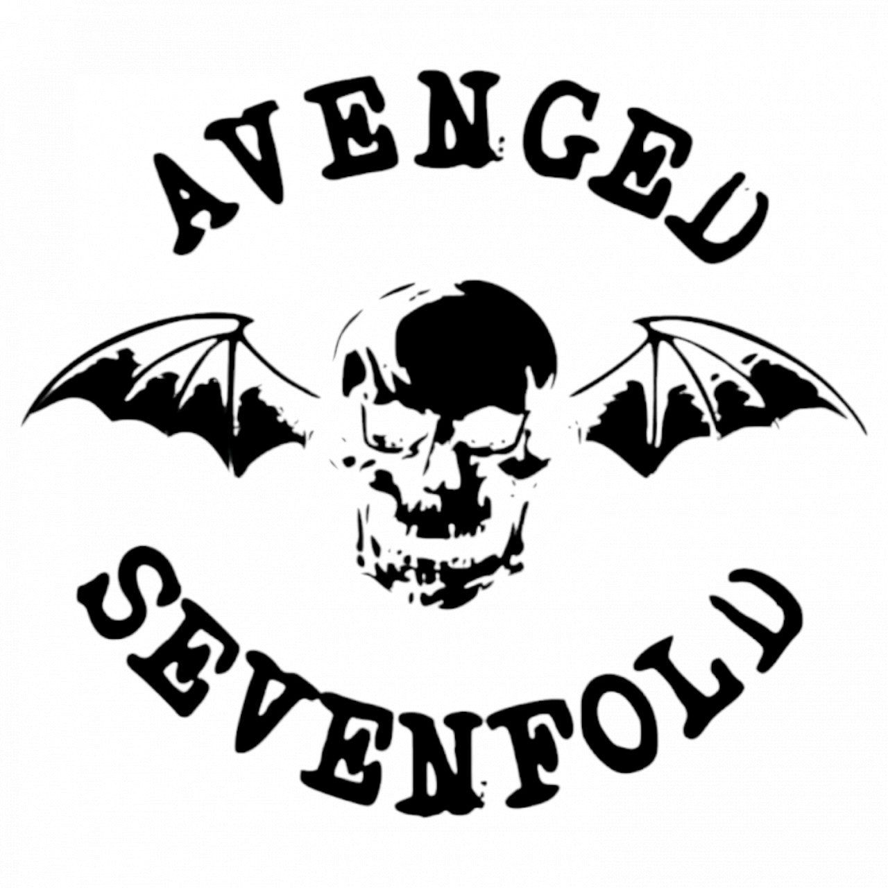 Set 4 bucati, Sticker decorativ, Avenged Sevenfold, Rezistent la apa, NO8030, 10 cm, Multicolor