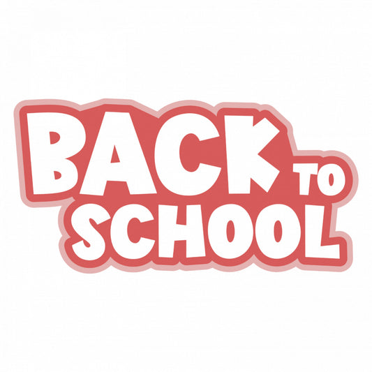 Set 4 bucati, Sticker decorativ, Back To School, Rezistent la apa, NO8045, 10 cm, Multicolor