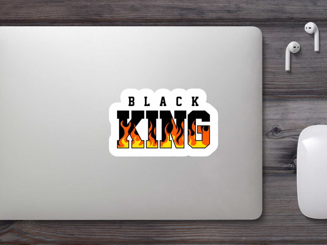 Set 4 bucati, Sticker decorativ, Black King, Rezistent la apa, NO8556, 10 cm, Multicolor