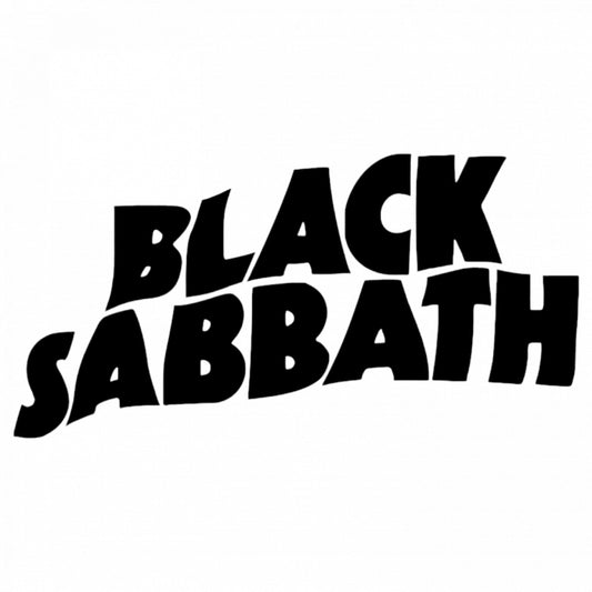 Set 4 bucati, Sticker decorativ, Black Sabbath, Rezistent la apa, NO8561, 10 cm, Multicolor