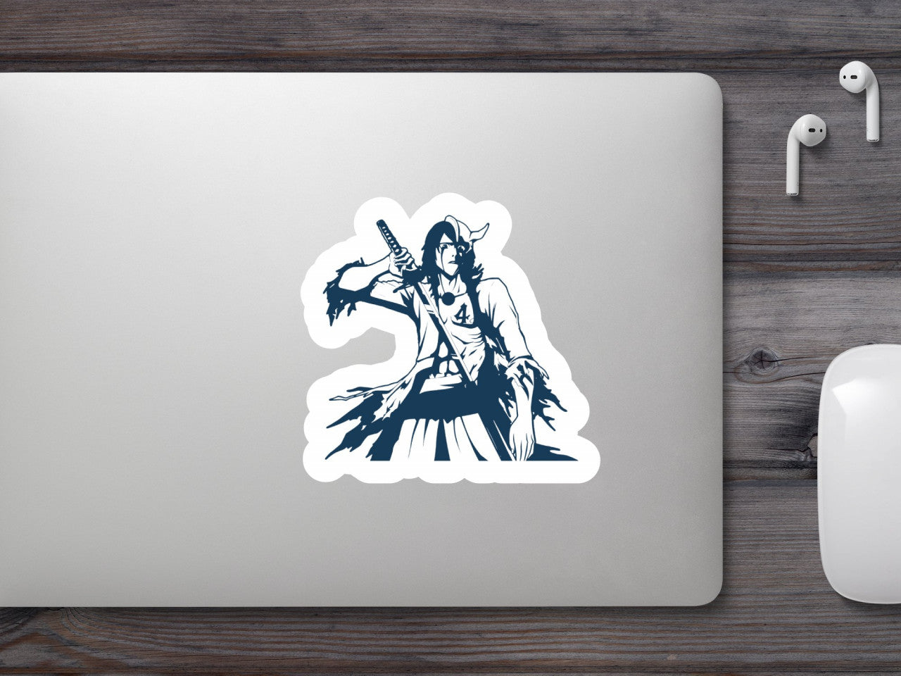 Set 4 bucati, Sticker decorativ, Bleach Shuhei Hisagi Anime, Rezistent la apa, NO8579, 10 cm, Multicolor
