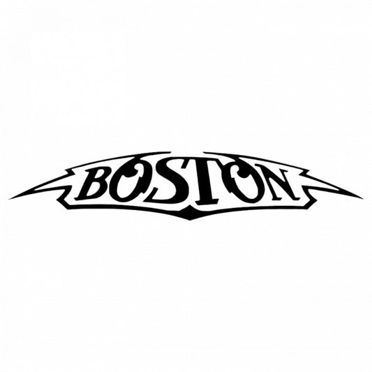 Set 4 bucati, Sticker decorativ, Boston Logo, Rezistent la apa, NO8635, 10 cm, Multicolor