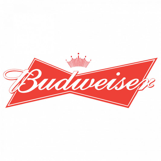 Set 4 bucati, Sticker decorativ, Budweiser, Rezistent la apa, NO8651, 10 cm, Multicolor