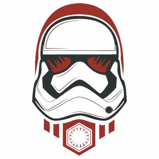 Set 4 bucati, Sticker decorativ, Casca New Order Star Wars, Rezistent la apa, NO8744, 10 cm, Multicolor