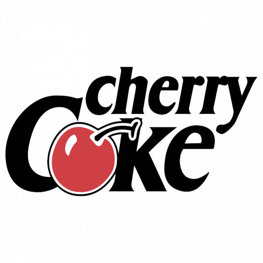 Set 4 bucati, Sticker decorativ, Coca cola Cherry, Rezistent la apa, NO8845, 10 cm, Multicolor