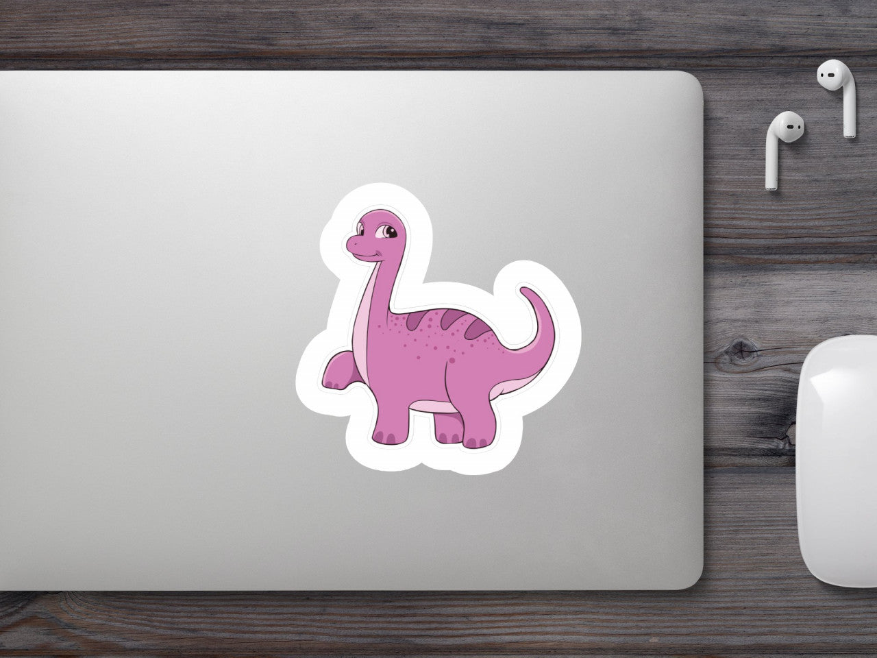 Set 4 bucati, Sticker decorativ, Dinozaur Iguanodone, Rezistent la apa, NO9011, 10 cm, Multicolor