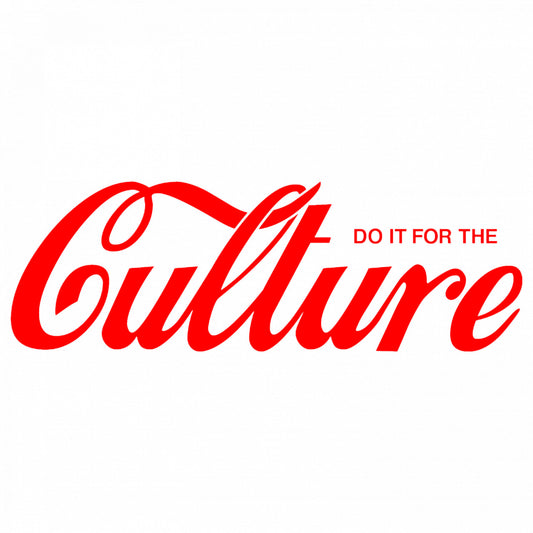 Set 4 bucati, Sticker decorativ, Do it for the culture, Rezistent la apa, NO9051, 10 cm, Multicolor