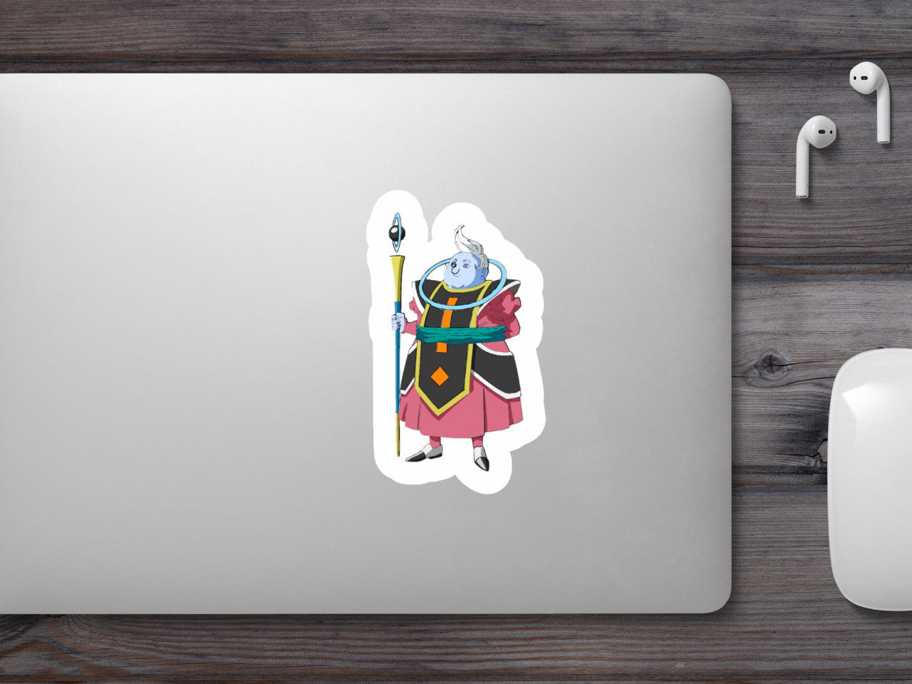 Set 4 bucati, Sticker decorativ, Dragon Ball Awamo , Rezistent la apa, NO9094, 10 cm, Multicolor