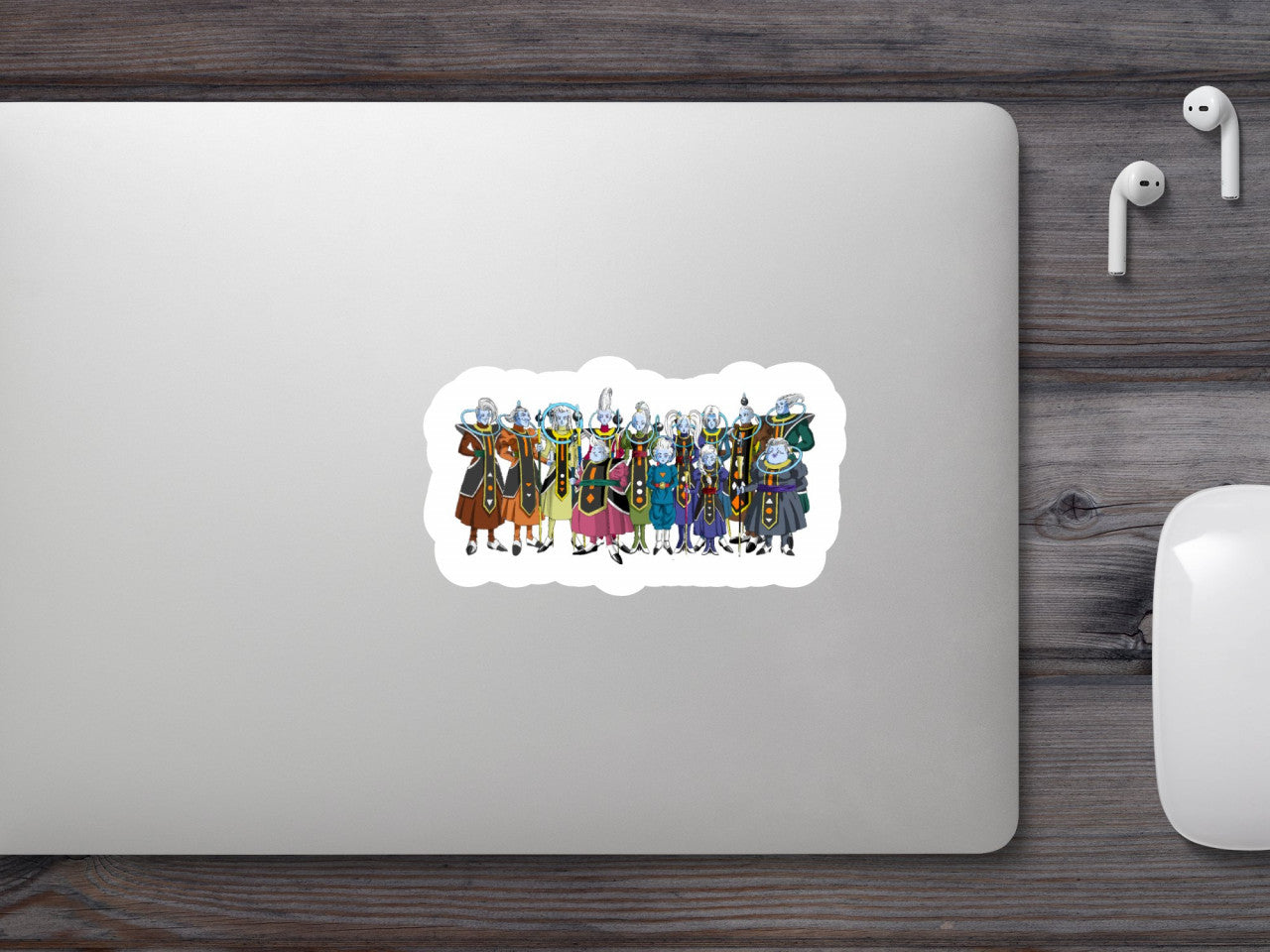 Set 4 bucati, Sticker decorativ, Dragon Ball Guardian Angels, Rezistent la apa, NO9137, 10 cm, Multicolor