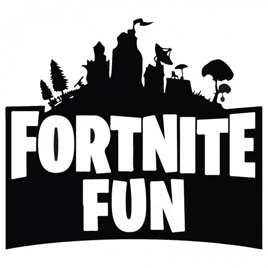 Set 4 bucati, Sticker decorativ, Fortnite Fun, Rezistent la apa, NO9316, 10 cm, Multicolor