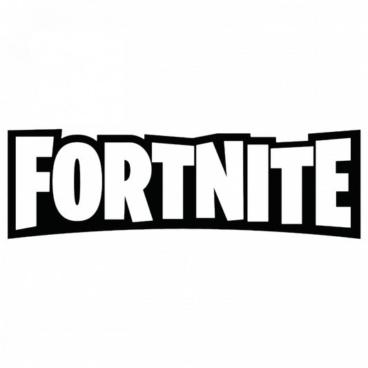 Set 4 bucati, Sticker decorativ, Fortnite logo, Rezistent la apa, NO9324, 10 cm, Multicolor