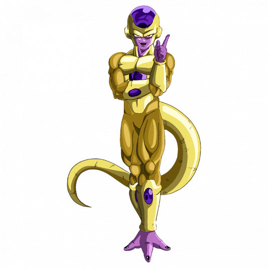 Set 4 bucati, Sticker decorativ, Freezer Dragon Ball amenintator, Rezistent la apa, NO9346, 10 cm, Multicolor