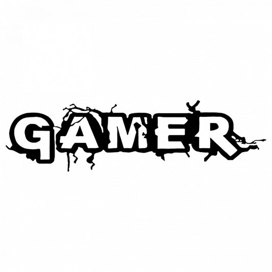 Set 4 bucati, Sticker decorativ, Gamer, Rezistent la apa, NO9393, 10 cm, Multicolor