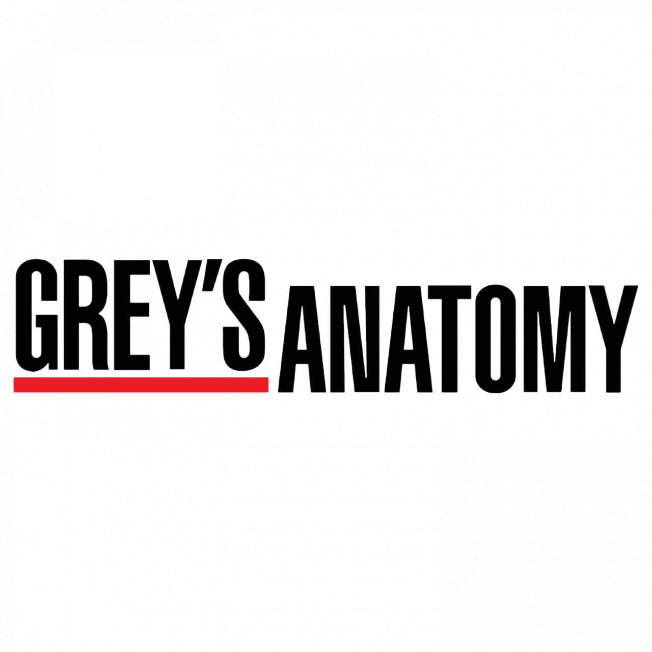 Set 4 bucati, Sticker decorativ, Greys Anatomy Logo, Rezistent la apa, NO9498, 10 cm, Multicolor