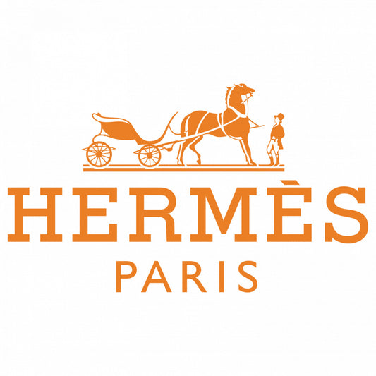 Set 4 bucati, Sticker decorativ, Hermes Logo, Rezistent la apa, NO9656, 10 cm, Multicolor