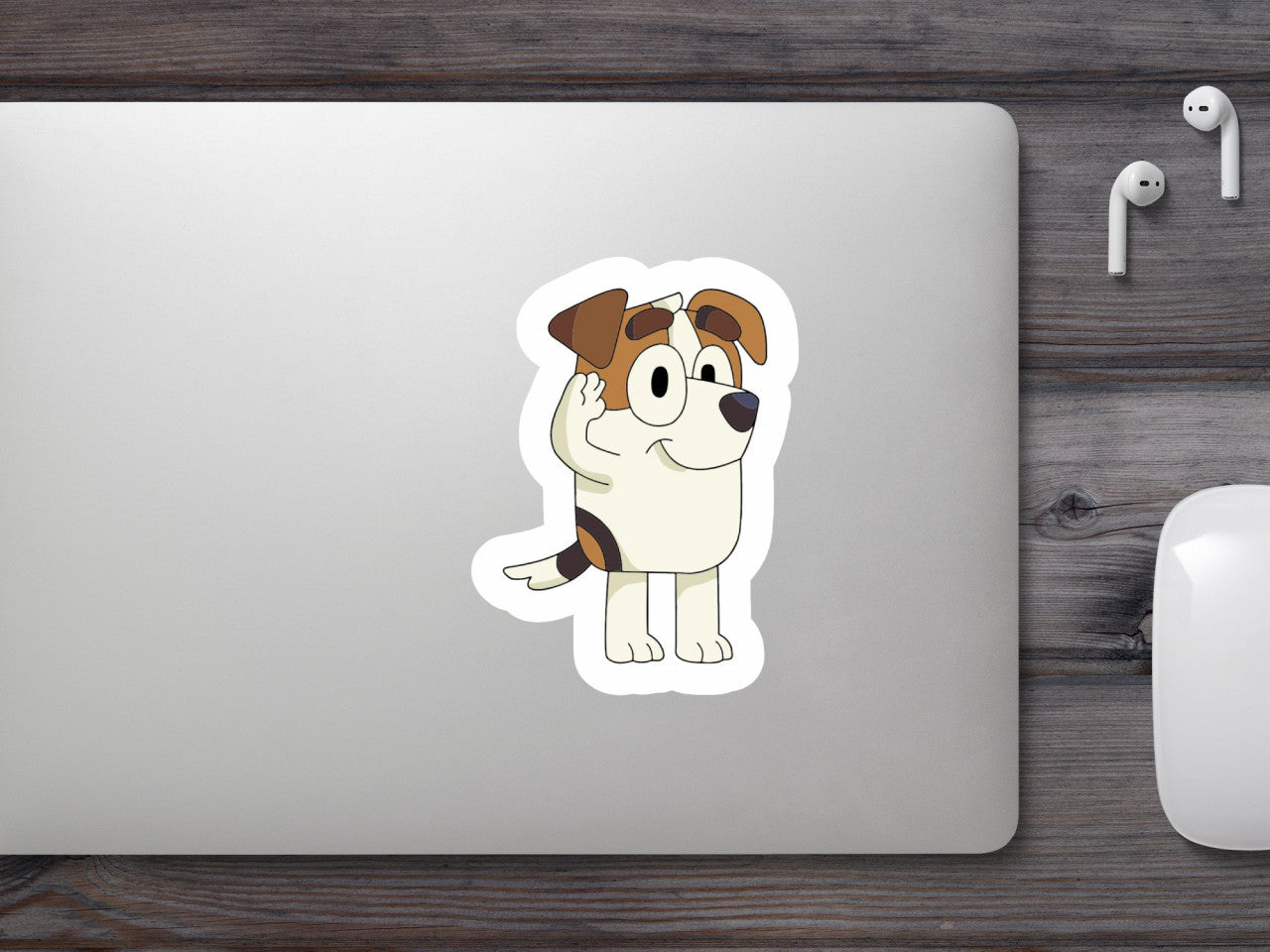 Set 4 bucati, Sticker decorativ, Jack Russell, Rezistent la apa, NO9789, 10 cm, Multicolor