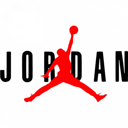 Set 4 bucati, Sticker decorativ, Logo Jordan Air, Rezistent la apa, NO9918, 10 cm, Multicolor