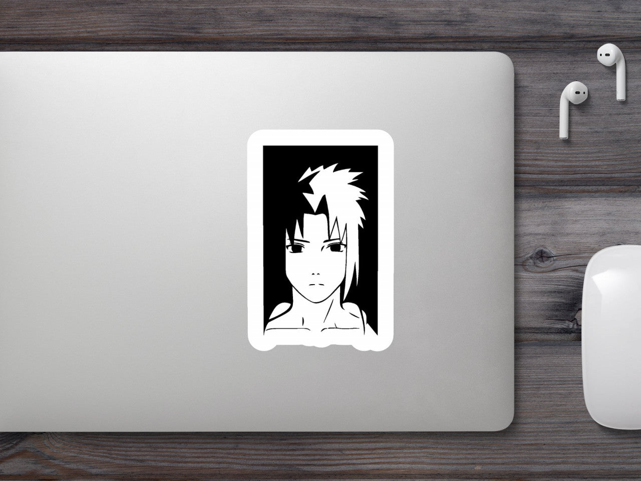 Set 4 bucati, Sticker decorativ, Madara Uchiha Naruto Anime, Rezistent la apa, NO9958, 10 cm, Multicolor