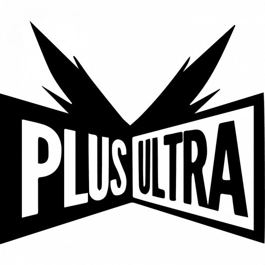 Set 4 bucati, Sticker decorativ, Plus Ultra in flacari My Hero Academia, Rezistent la apa, NO7529, 10 cm, Multicolor