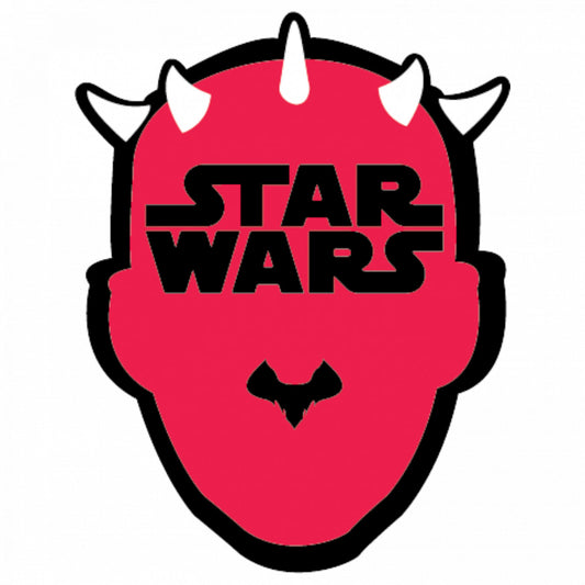 Set 4 bucati, Sticker decorativ, Starwars Dracusorul rosu cu cornite, Rezistent la apa, NO8398, 10 cm, Multicolor