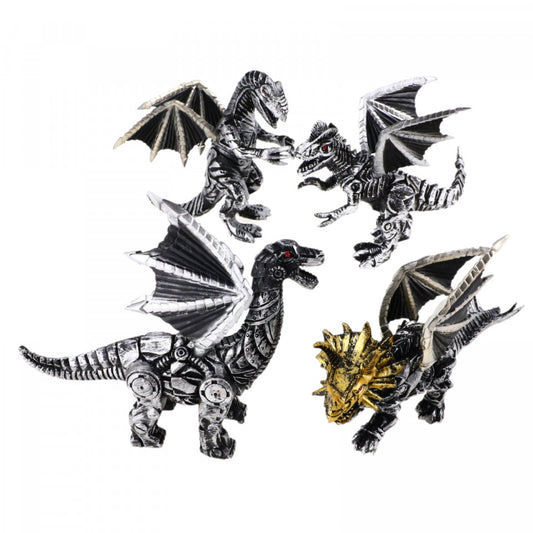 Set 4 Figurine, Razboiul Draganilor, 15 cm, Multicolor