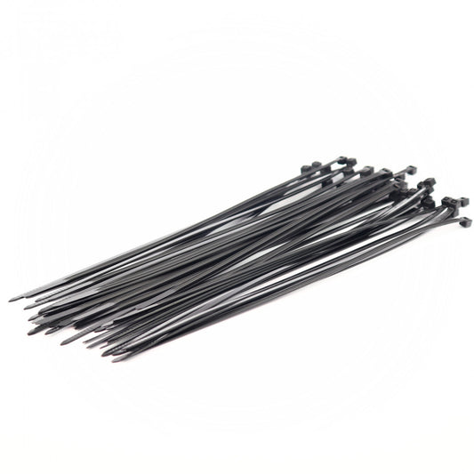 Set 40 buc, Soricei de Plastic, 250 x 3.6 mm, Negru
