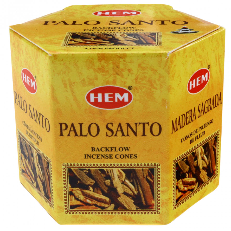 Set 40 Conuri parfumate,lemn Palo Santo, Backflow, fum greu