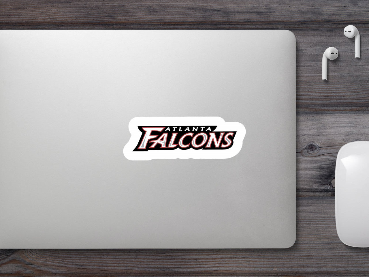 Set 5 bucati, Sticker decorativ, Atlanta Falcons, Rezistent la apa, NO7995, 6 cm, Multicolor