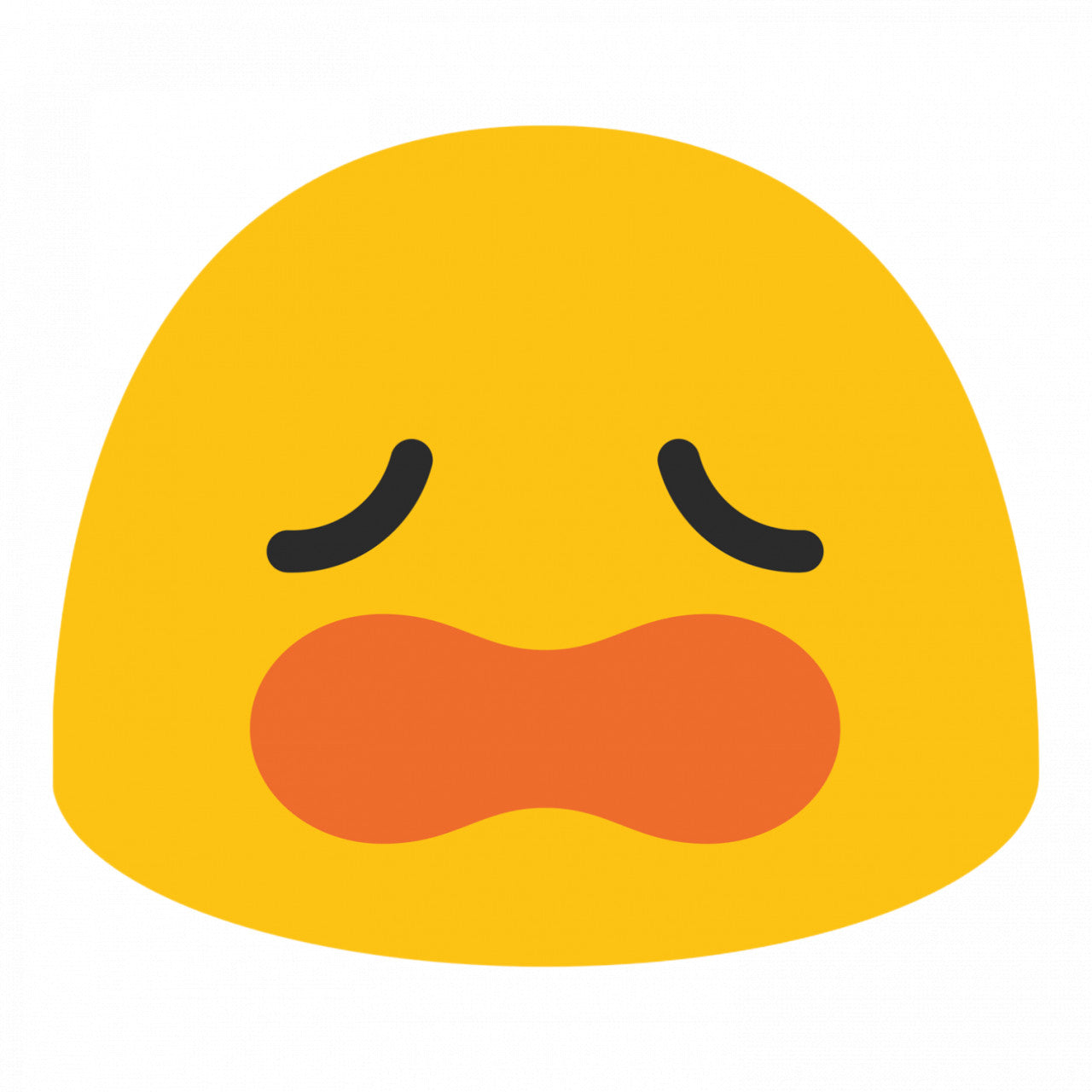 Set 5 bucati, Sticker decorativ, Chip obosit Meme, Rezistent la apa, NO8818, 6 cm, Multicolor