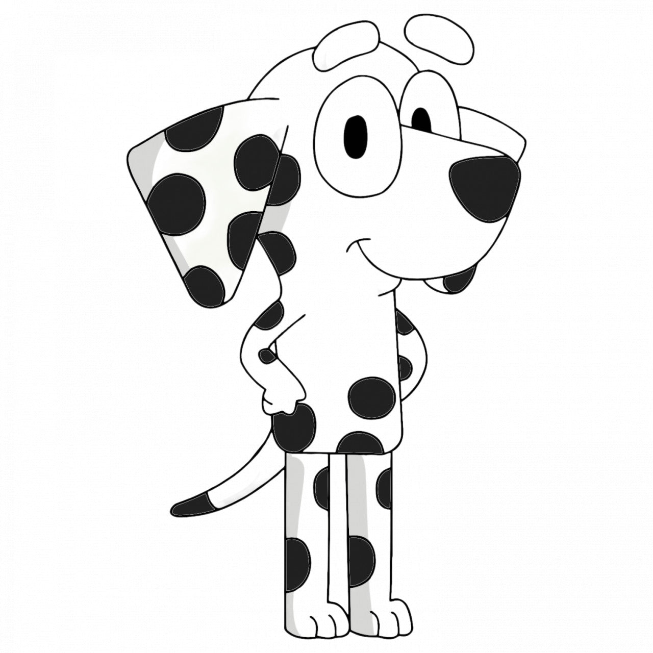 Set 5 bucati, Sticker decorativ, Chloe Bluey, Rezistent la apa, NO8825, 6 cm, Multicolor