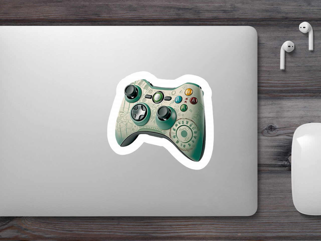 Set 5 bucati, Sticker decorativ, Consola Halo 4 Xbox 360., Rezistent la apa, NO8867, 6 cm, Multicolor