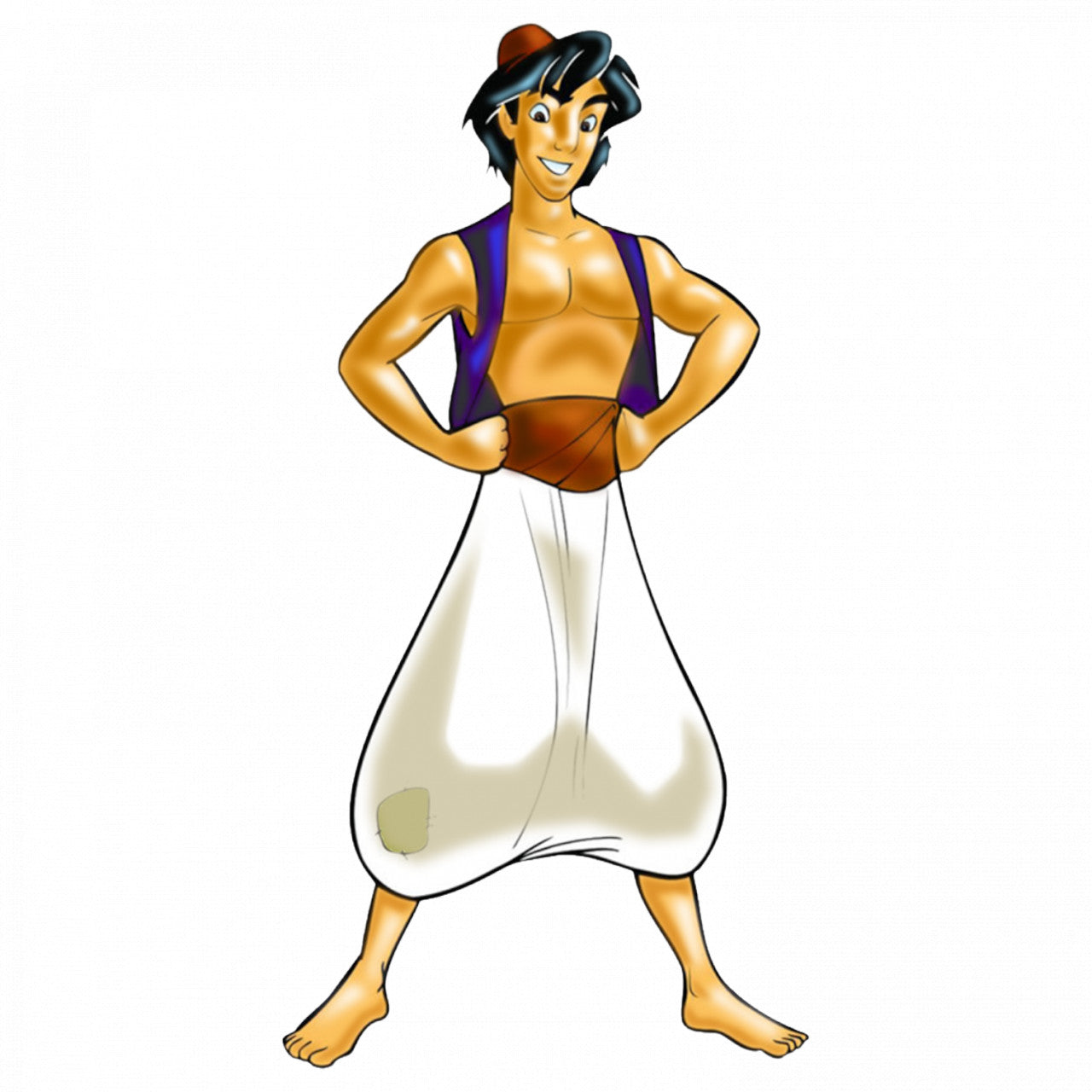 Set 5 bucati, Sticker decorativ, Desen Aladin, Rezistent la apa, NO8999, 6 cm, Multicolor