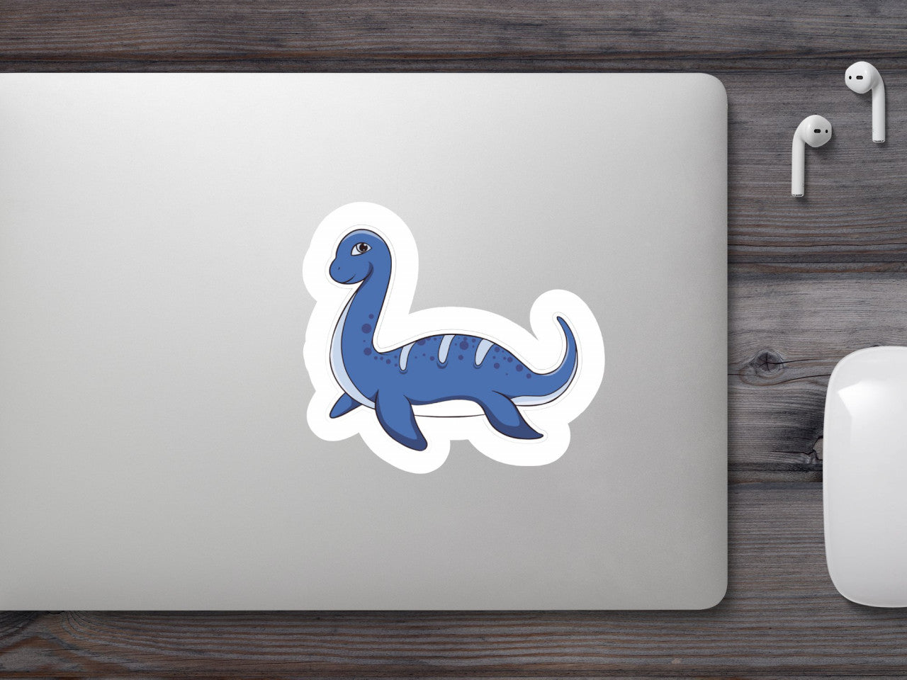 Set 5 bucati, Sticker decorativ, Dinozaur Apatosaurus, Rezistent la apa, NO9007, 6 cm, Multicolor