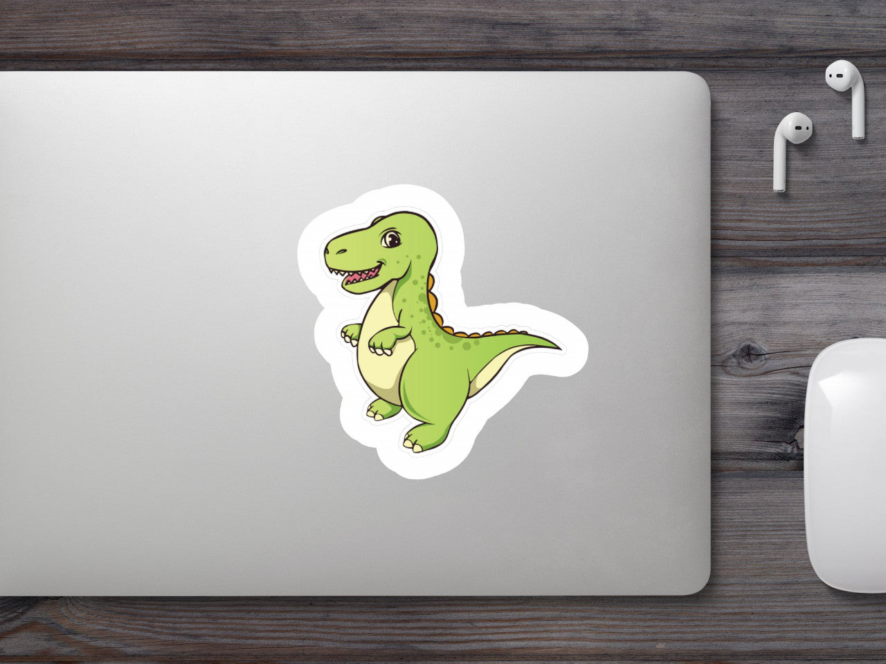 Set 5 bucati, Sticker decorativ, Dinozaur Silvisaurus, Rezistent la apa, NO9016, 6 cm, Multicolor