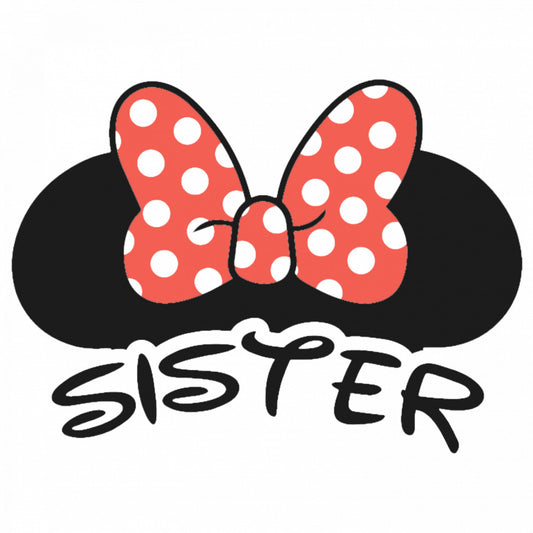 Set 5 bucati, Sticker decorativ, Disney Minnie sister, Rezistent la apa, NO9038, 6 cm, Multicolor
