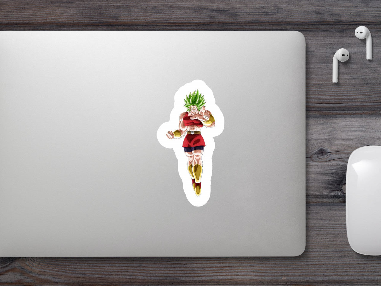 Set 5 bucati, Sticker decorativ, Dragon Ball Kale 2, Rezistent la apa, NO9152, 6 cm, Multicolor