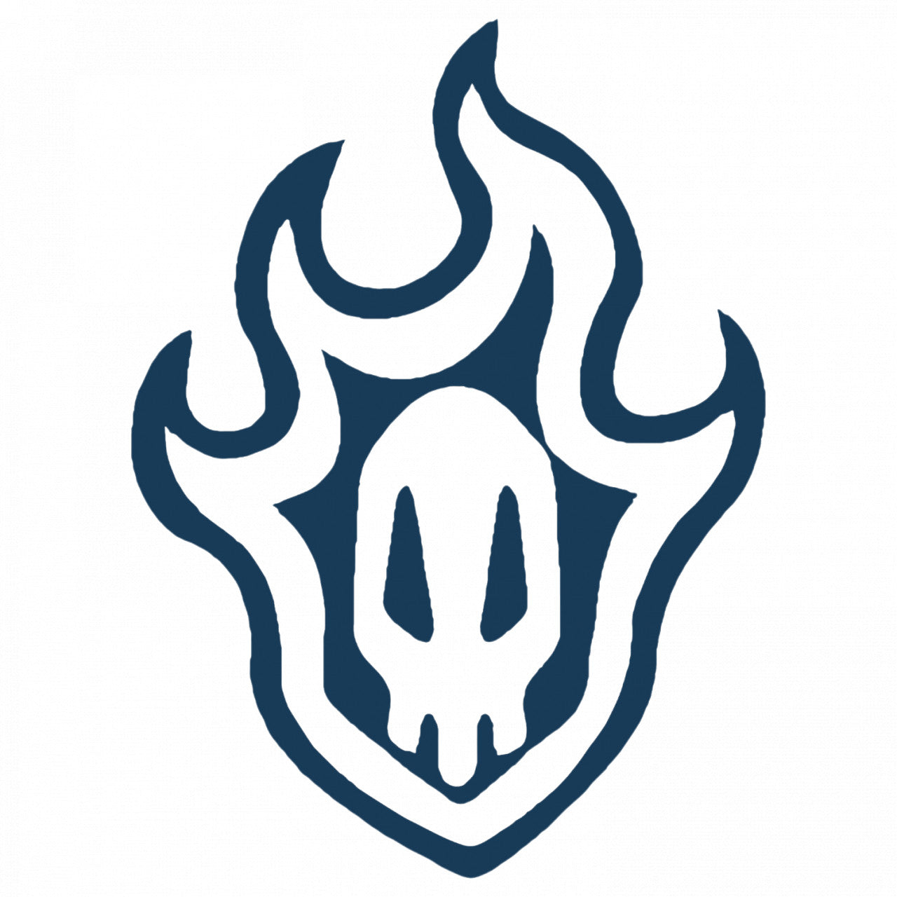 Set 5 bucati, Sticker decorativ, Emblema Bleach craniu, Rezistent la apa, NO9192, 6 cm, Multicolor