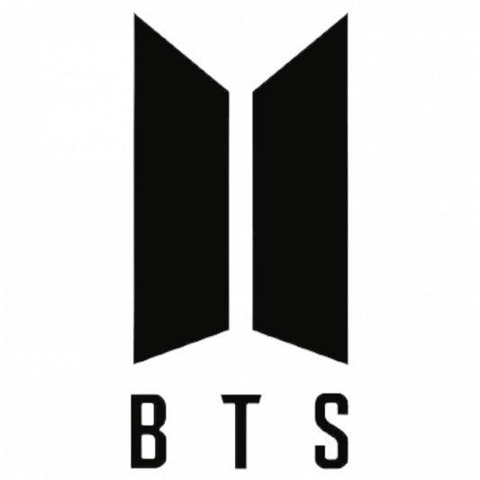 Set 5 bucati, Sticker decorativ, Emblema BTS 2 usi, Rezistent la apa, NO9193, 6 cm, Multicolor